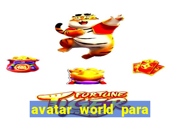 avatar world para colorir e imprimir